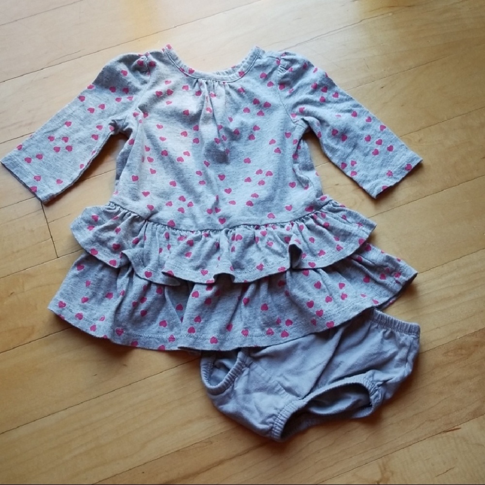 3/$10 GAP Heart Ruffle Dress - Picture 7 of 7